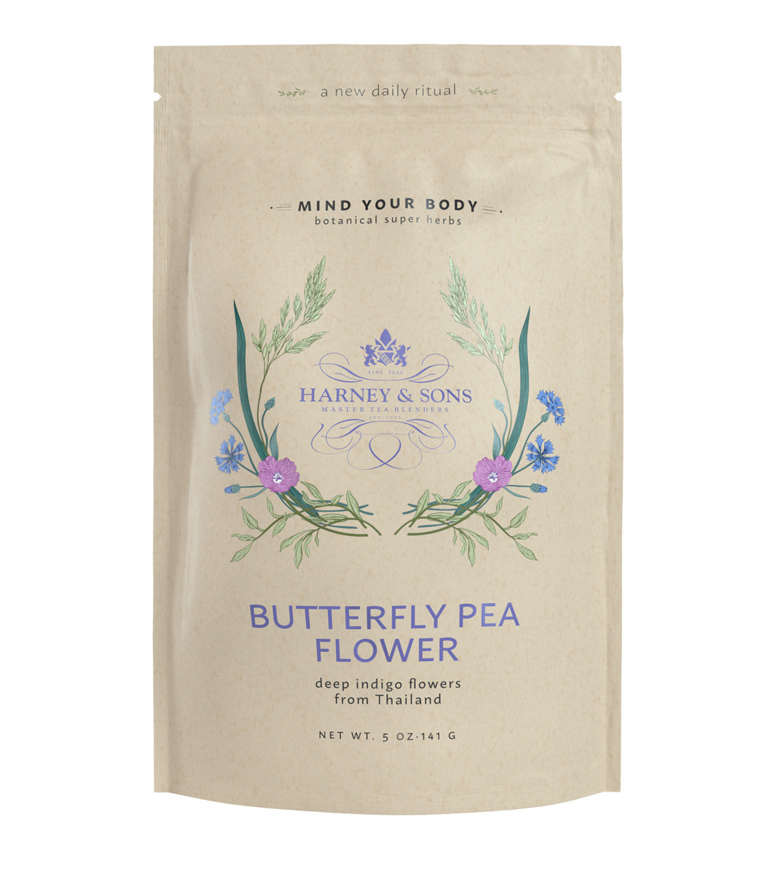 Organic Butterfly Pea Flower, Loose Leaf Herbal Tea