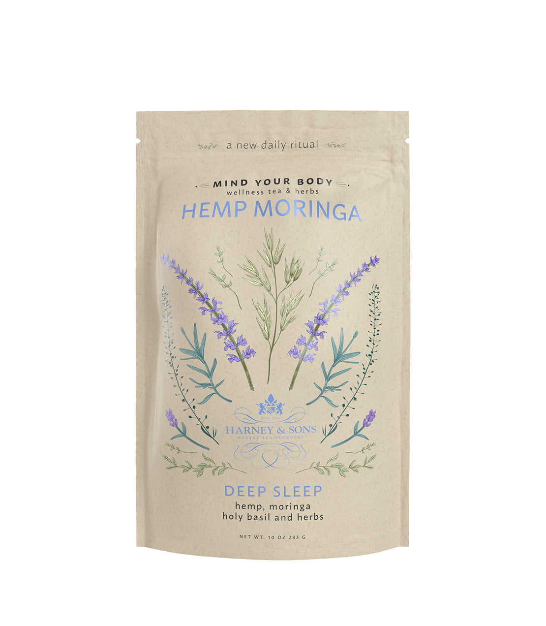 Hemp Moringa - Deep Sleep Wellness Blend - Loose 10 oz. Bag - Harney & Sons Fine Teas