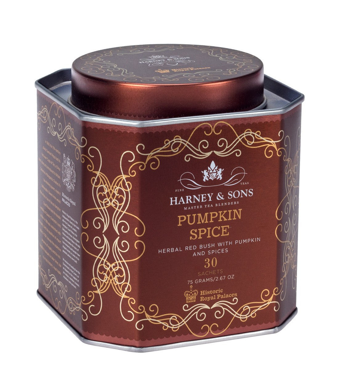 Pumpkin Spice, HRP Tin of 30 Sachets - Sachets HRP Tin of 30 Sachets - Harney & Sons Fine Teas