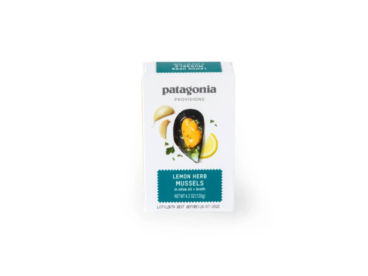 Patagonia Provisions - Mussels (Assorted Flavors) - 4.2 oz. Can Lemon Herbed - Harney & Sons Fine Teas