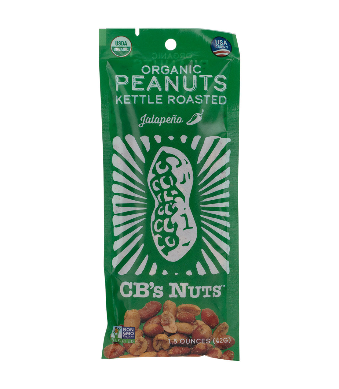 Organic Kettle Roasted Peanuts (Assorted Flavors) - 1.5 oz. Bag Jalapeño - Harney & Sons Fine Teas