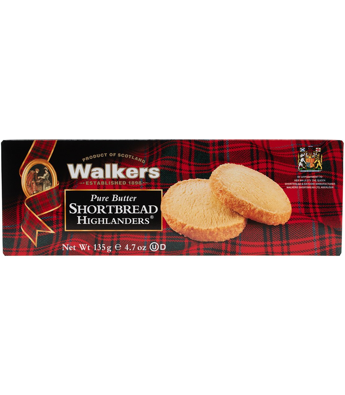 Walkers Shortbread (Assorted Flavors) - 3.9 - 5.3 oz. Box Highlanders Shortbread - Harney & Sons Fine Teas